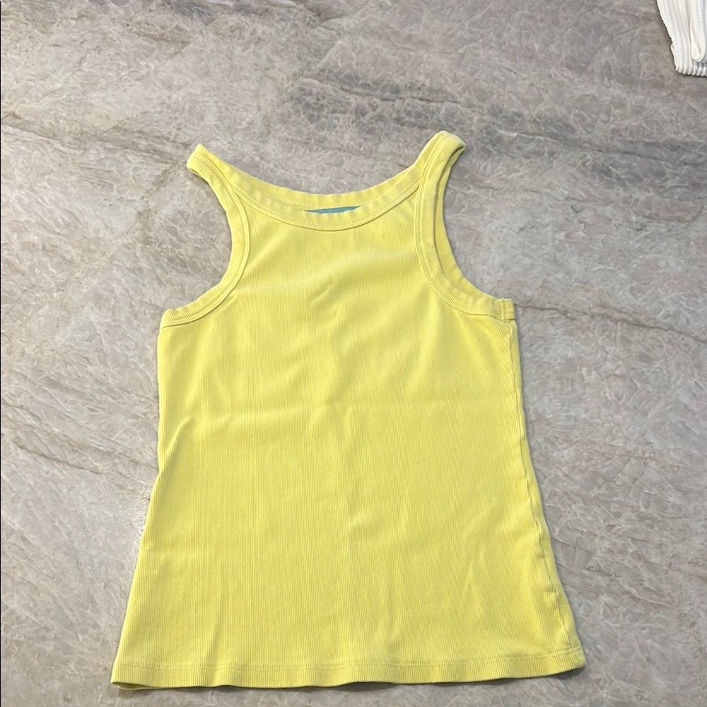 Yellow Sleeveless Women's Top